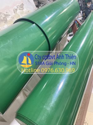 BĂNG TẢI PVC XANH TRƠN