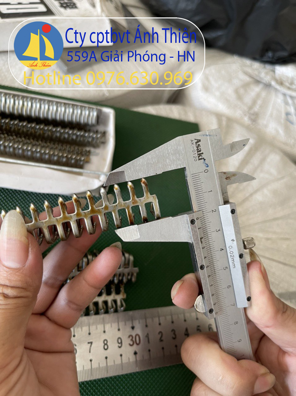 Kẹp ghim 3 chân A3 nối băng tải cao su