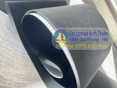 BĂNG TẢI PVC ĐEN 2MM