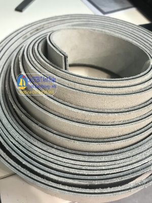 Dây đai băng tải Da Bò 2 Mặt dày 5mm, Kích Thước Rộng 45mm x Dài 6000mm.