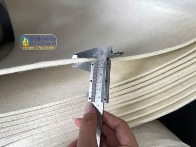 Tấm Nỉ thấm hút dầu, cách âm lọc bụi dày 5mm