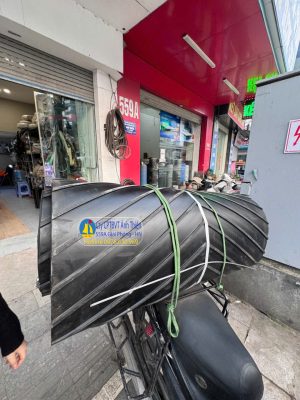 Băng tải Caosu gân V1200mm x Dày 10mm x 5 lớp bố ( tổng độ dày cả gân 16mm )